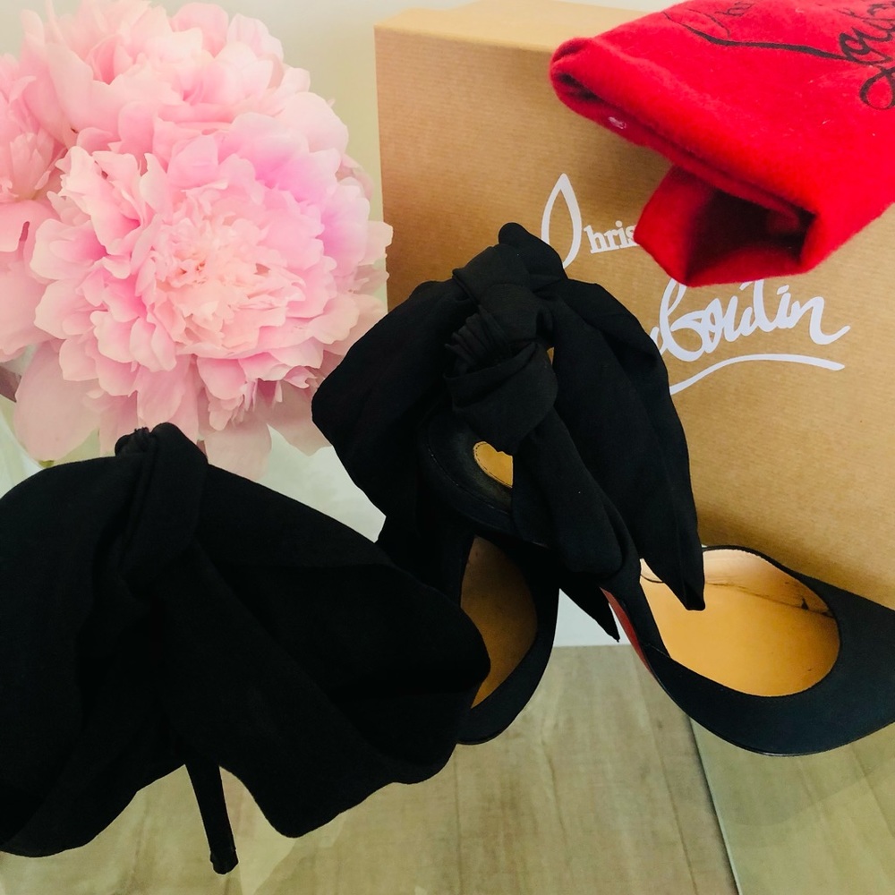 Christian Louboutin DOUCE DU DESERT BLACK. - Picture 2 of 8